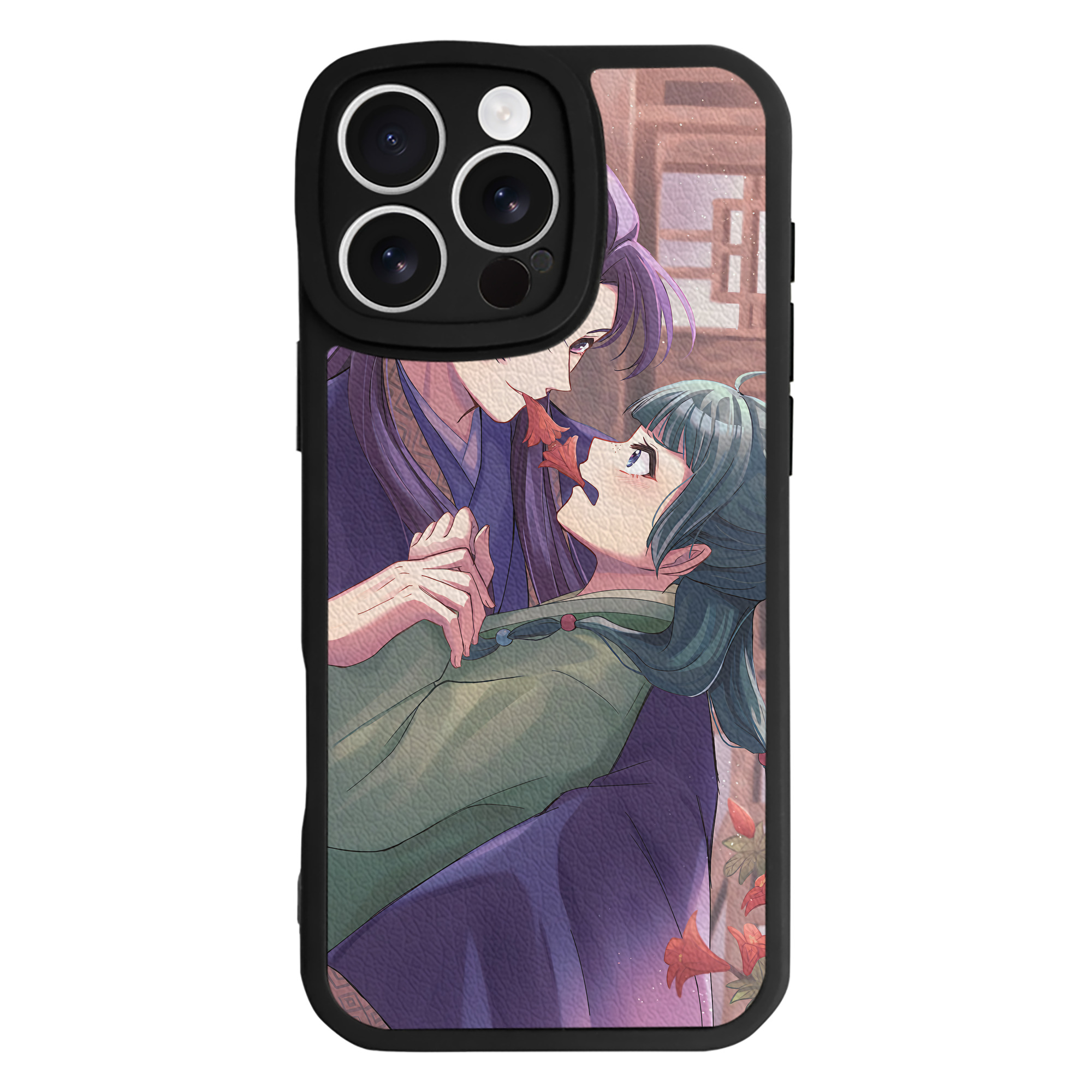 （画像用） 薬屋のひとりごと The Apothecary Diaries 【iPhone 16シリーズ対応】シリコンスマホケース（レザー調） 材質：シリコン